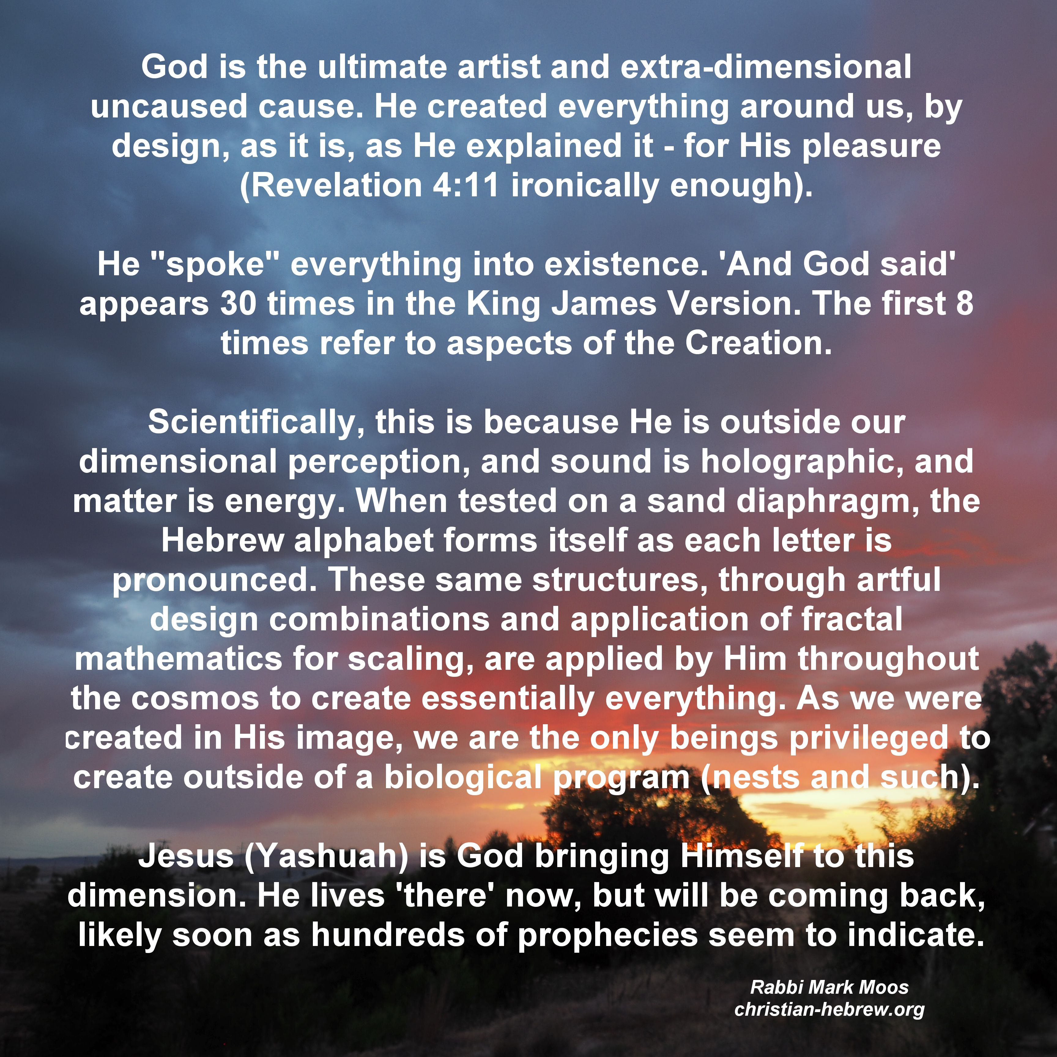 And God Said...