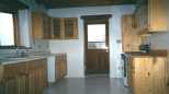 View of Kitchen from Bathroom